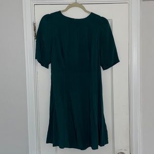 Old Navy Forrest Green Dress with open back M NWT